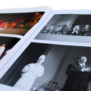 Zasnova knjige Gledališke igre - notranjost
