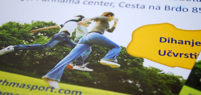 Oblikovanje plakata Dihalnica - delavnica zdravega dihanja