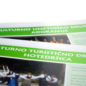 Oblikovanje publikacije Kulturna društva občine Logatec