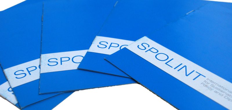 Oblikovanje naslovnice in vsebine za brošuro SPOLINT