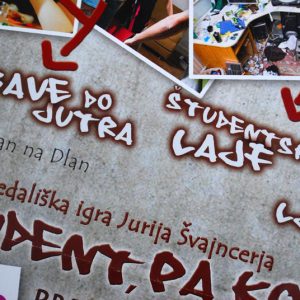 Dizajn gledališkega lista - prva stran