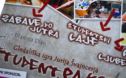 Dizajn gledališkega lista - prva stran