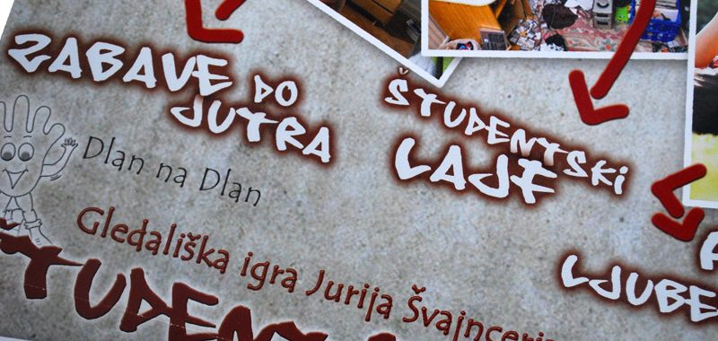 Dizajn gledališkega lista - prva stran