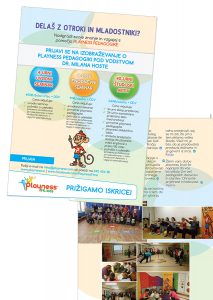 Playness letak 2017: grafično oblikovanje letaka