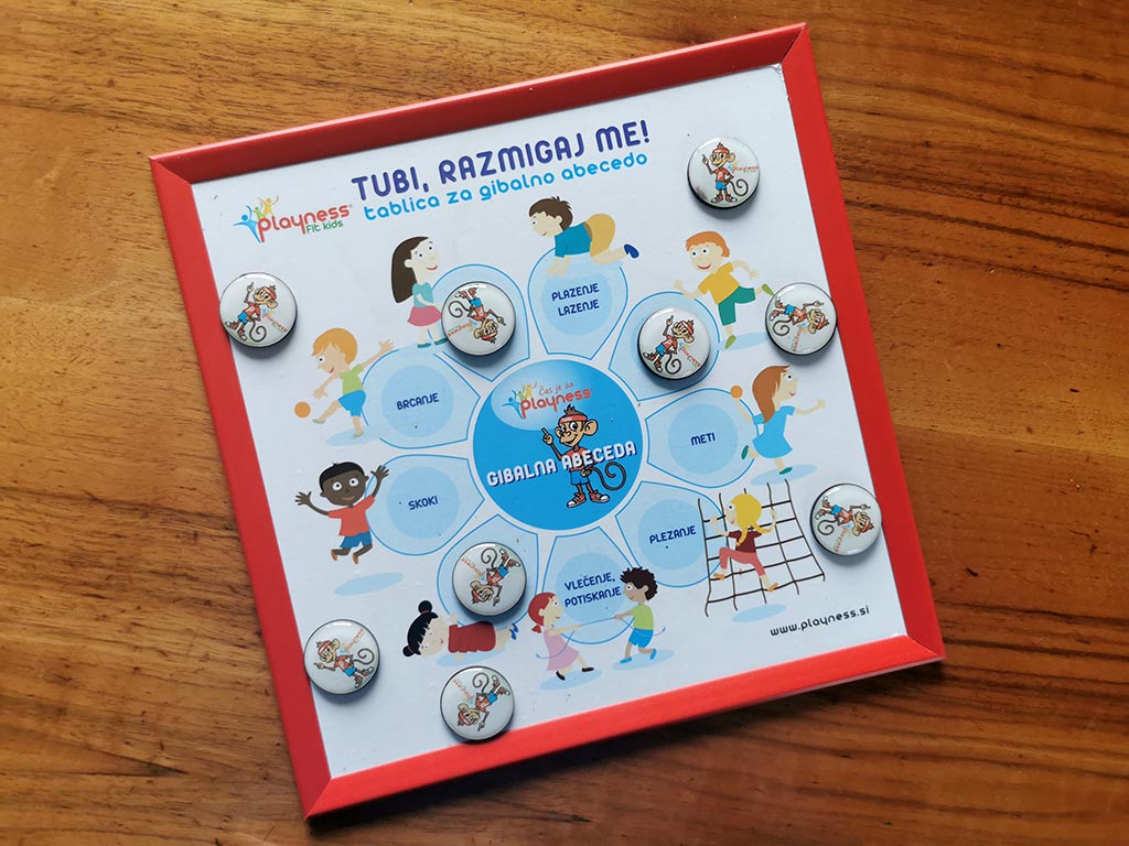 Grafično oblikovanje Playness interaktivne table