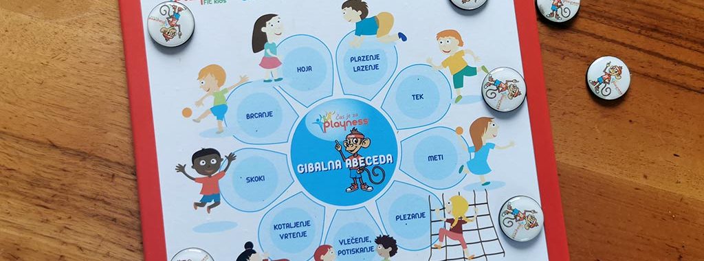Grafično oblikovanje Playness interaktivne table z magnetki
