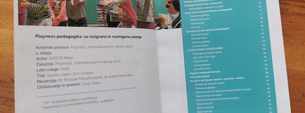 Prelom knjige Playness pedagogika